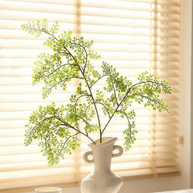 1Pcs Green Artificial Plant Bouquet 39/78CM Silk Fake Plant for Home Room Decor Wedding Decoration DIY Potted Plant Accessories