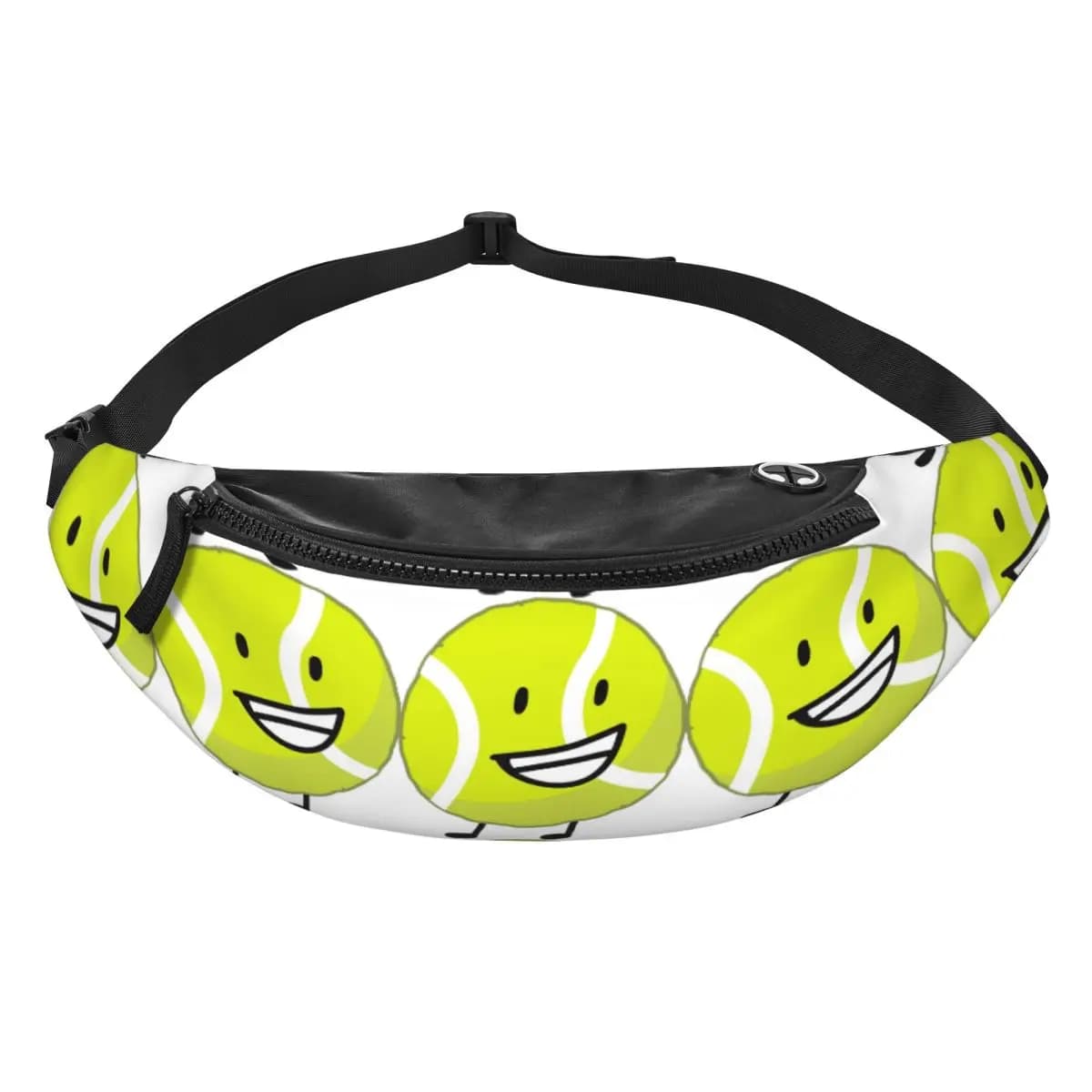 Bfb Ball da tennis Fanny Pack Uomo Donna Borsa a tracolla regolabile Marsupio da viaggio per corsa