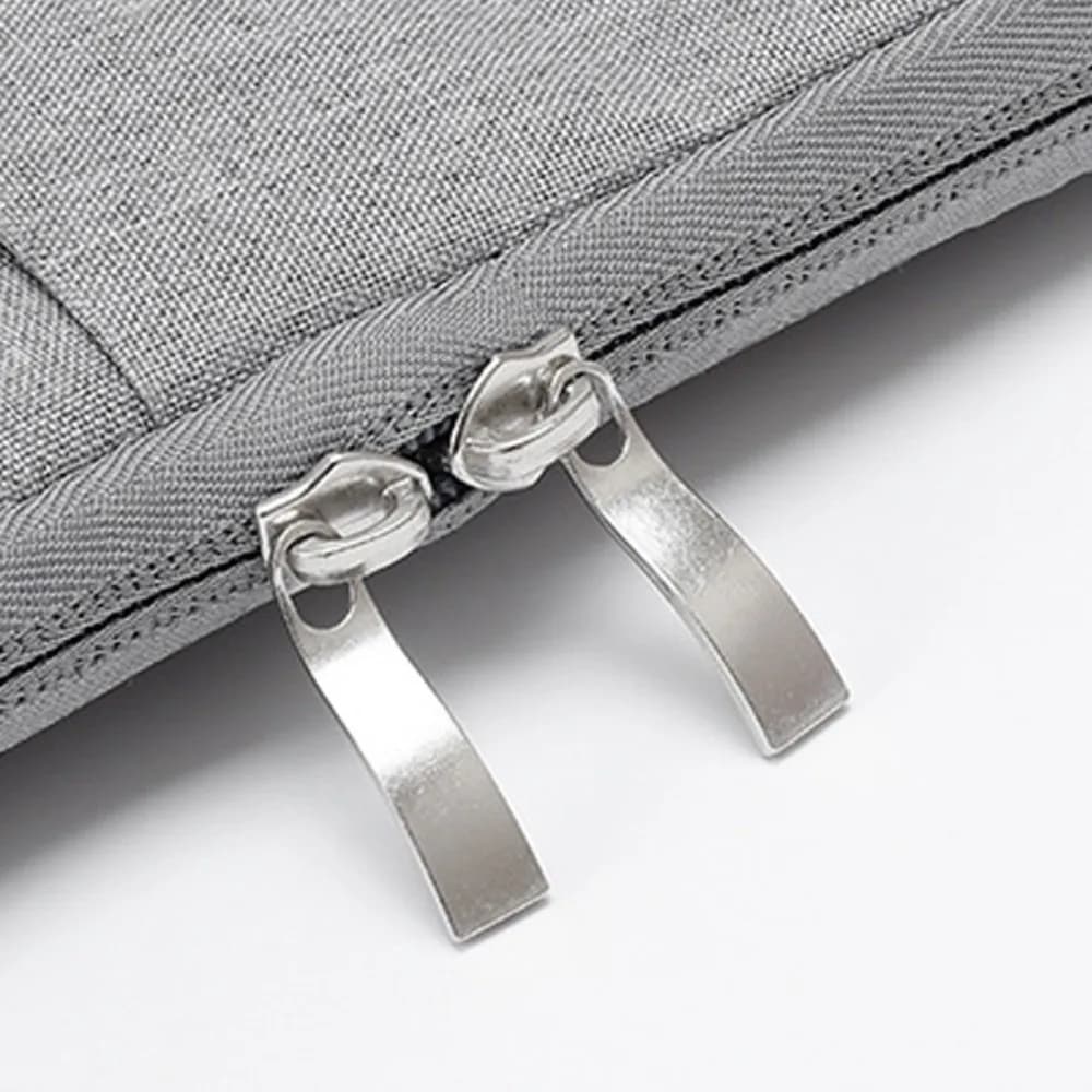 Borse per laptop portatili semplici con manico Custodia per laptop impermeabile con doppia cerniera Materiale morbido Custodia per notebook leggera Uso per ufficio