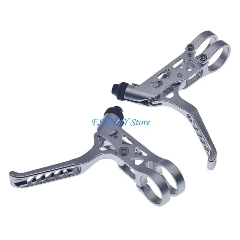 G6DE 2 pezzi freno ergonomica per manubrio bici biciclette pieghevoli leve freno ciclismo cave accessori ricambio per