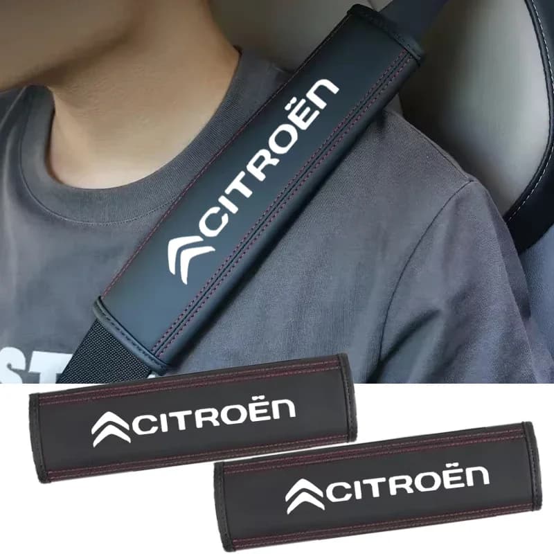 2PCS Auto Cintura di Sicurezza Della Copertura Della Protezione per Citroen Berlingo C4L C3 C4 C2 C5 C1 Jumper Grand Picasso Saxo Xsara DS3 Spallacci