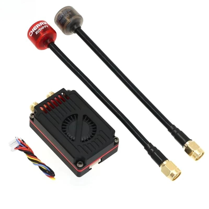 Trasmettitore video a doppia frequenza 4.9G/5.8G per RC FPV a lungo raggio Dr-one 2.5W VTX 8 + 48CH Canale IRC Tramp Protocollo Metallo