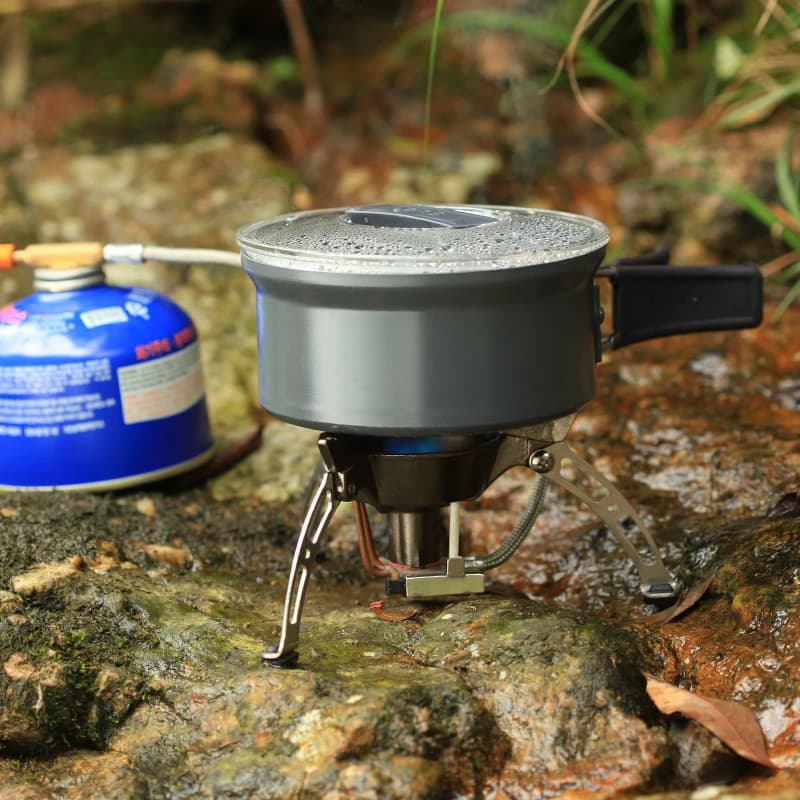 BRS Portable Gas Stove for Camping in Open, Windproof, Gas Stove BRS-11