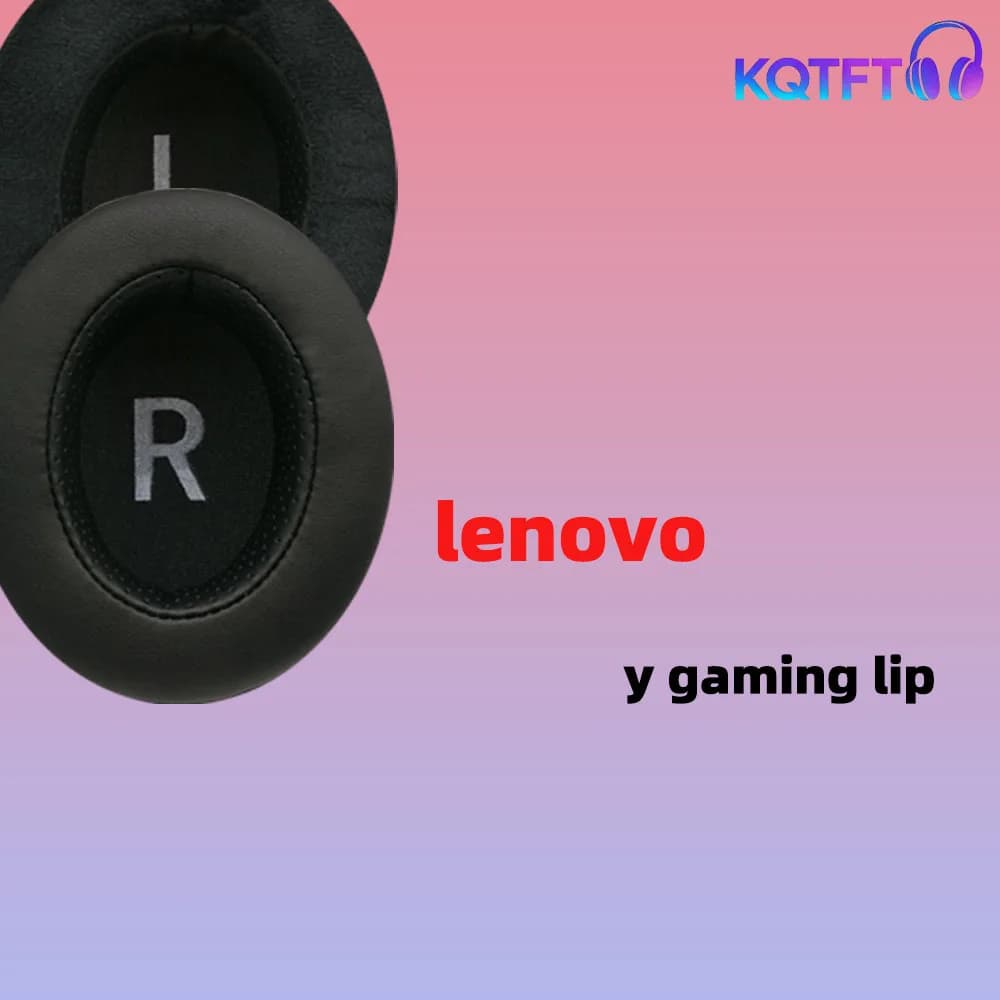 Cuscinetti auricolari di ricambio per Lenovo Y Gaming Lip, in pelle, velluto, copertura per cuffie