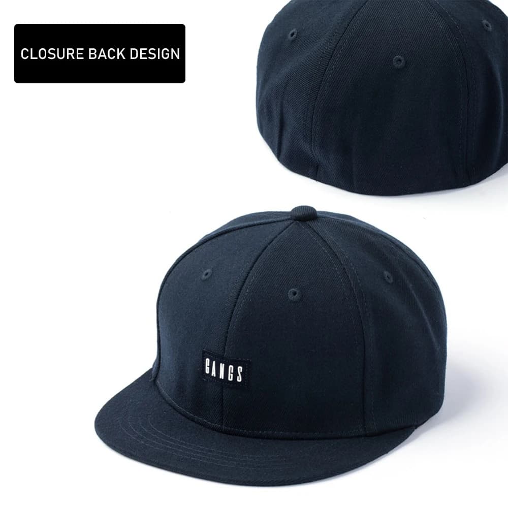GANGS Full Stretch Flex Closed Fitted Cap Hat Trucker New Sun Men Flat Bill Hip Hop Baseball Snapback Visor Brim Era Woman