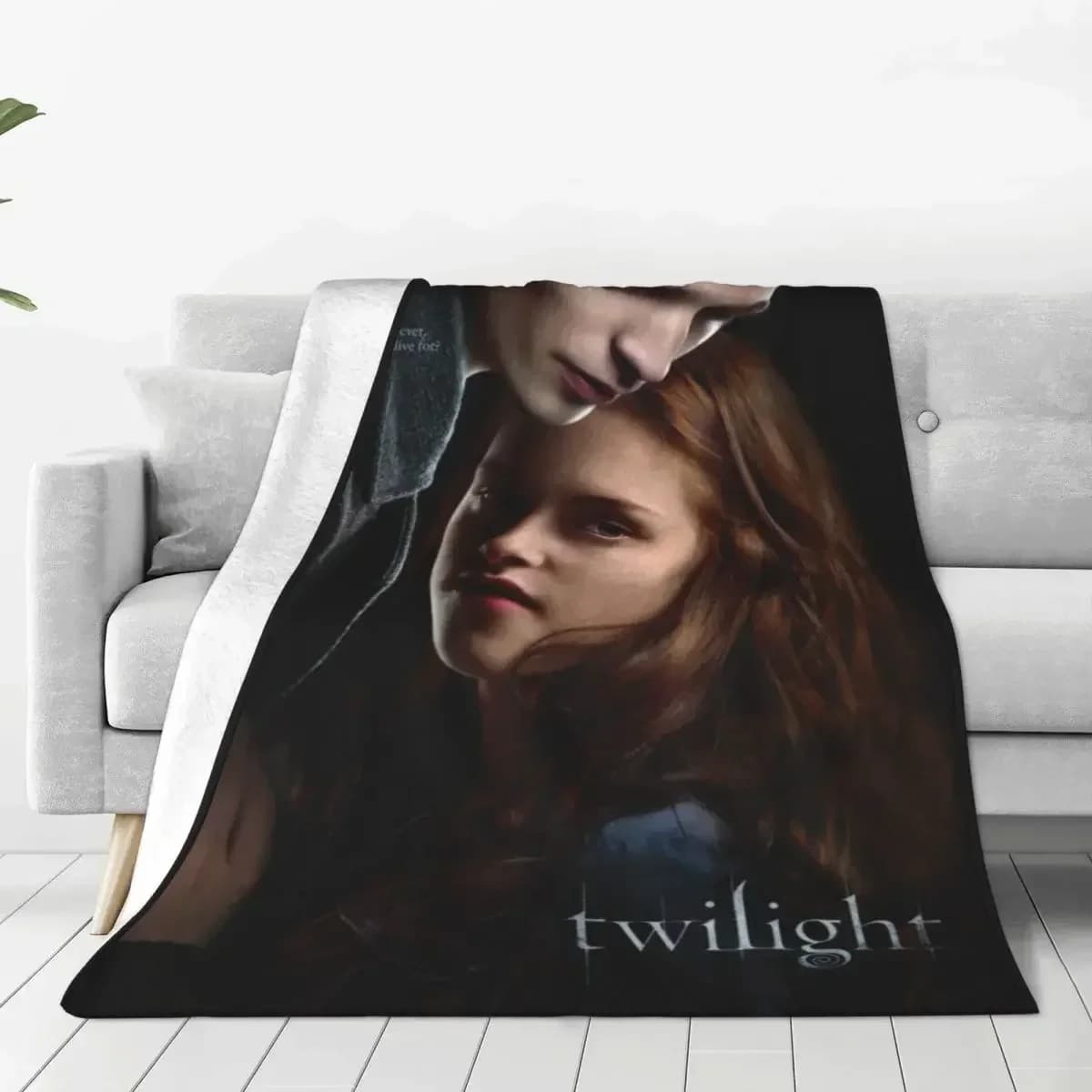 Coperta Morbida e Resistente Twilight Mystery Film, Coperta da Picnic Invernale Personalizzata in Flanella, Copriletto per Divano e Letto