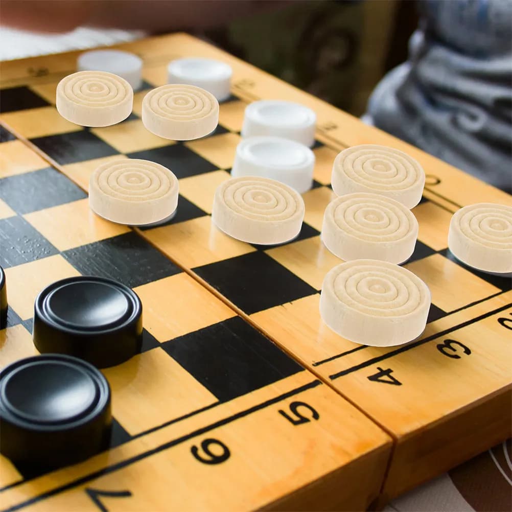 Set di 96 Pezzi per Backgammon e Scacchi in Legno Premium, Gioco da Tavolo Educativo per lo Sviluppo del Pensiero Logico e dell'Immaginazione