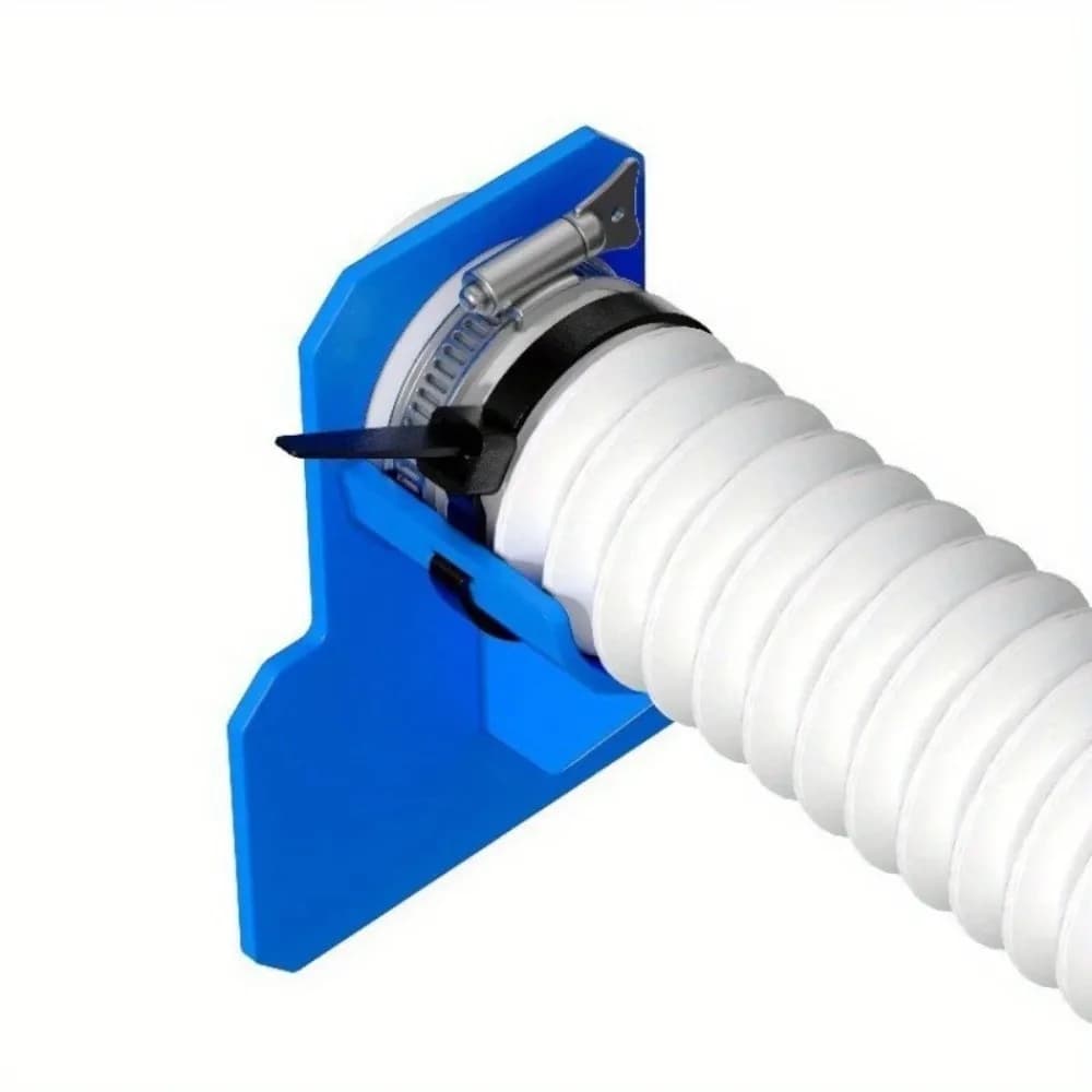 Durable Swimming Pool Pipe Holder Mount with Cable Tie 30-38mm Pipe Diameter Pool Hose Support Easy To Install Rust-Proof