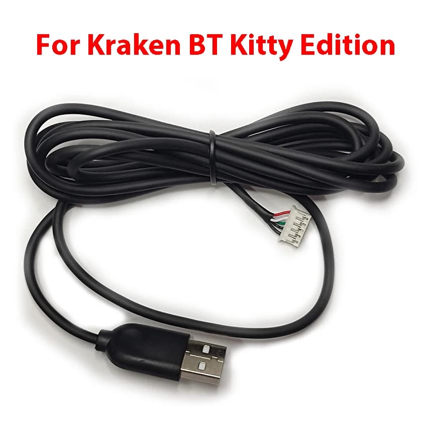 For Kraken BT Kitty Edition Headphone Cable 1.8 m Replacement Headphone Cable