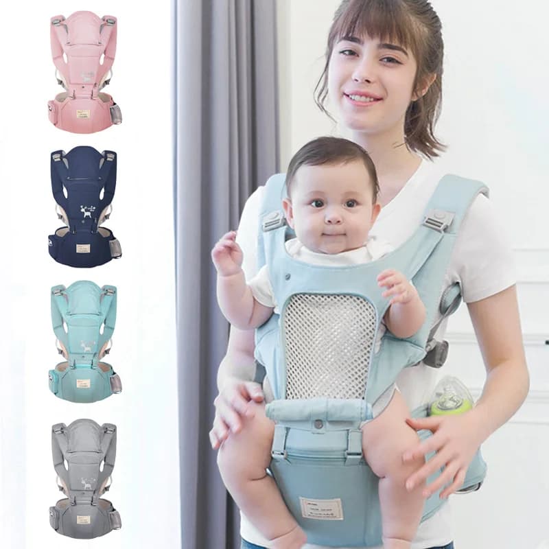 Nuovo 0-36M Bambino ergonomico Marsupio per bambini Infantile Kid Hipseat Sling Risparmia sforzo Kangaroo Marsupio per neonato da viaggio