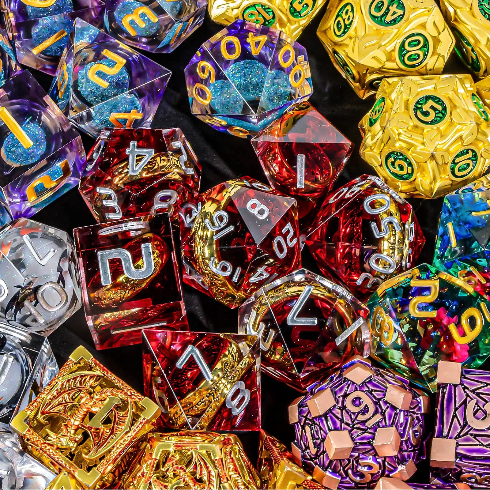 Mystery Box DND Set di dadi poliedrici per Dungeons And Dragons Scatola cieca Scatole cieche realizzate in diversi stili e materiali Dadi