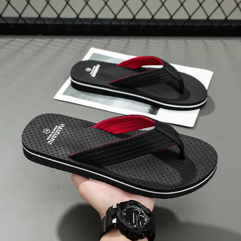 New Sandals Shoes Men Summer Men Flip Flops High Quality Beach Sandals Anti-slip Zapatos Hombre Casual Shoes 2025 Man Slippers