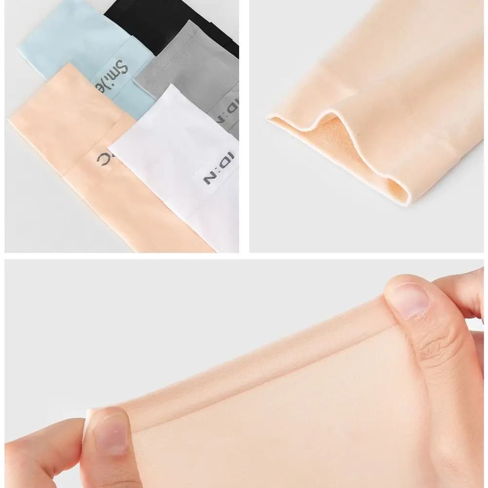 Maniche Protettive Solari in Seta Ghiacciata alla Moda, Protezione UV Sottile, Copribraccio Rinfrescante Universale