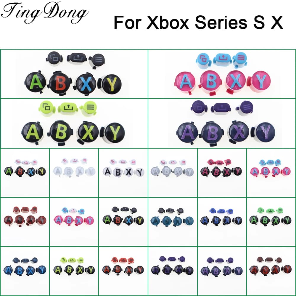 1Set ABXY Key View Menu Condividi Bottoni Mod Kit di ricambio per Xbox Series SX XSX XSS Accessori controller