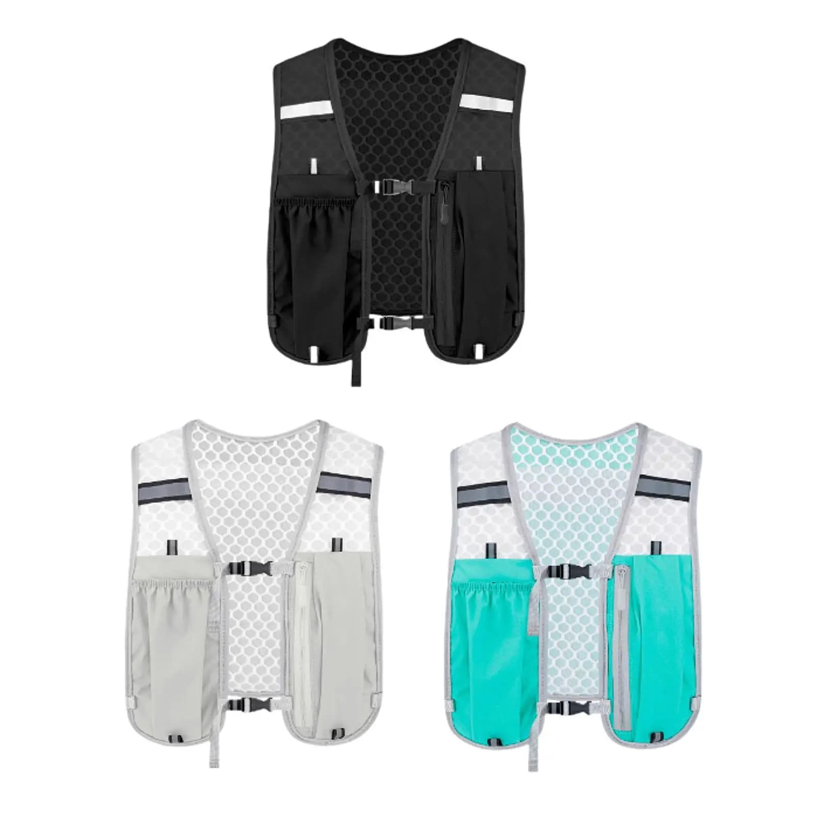 Adjustable and breathable running water vest for climbing, jogging and cycling