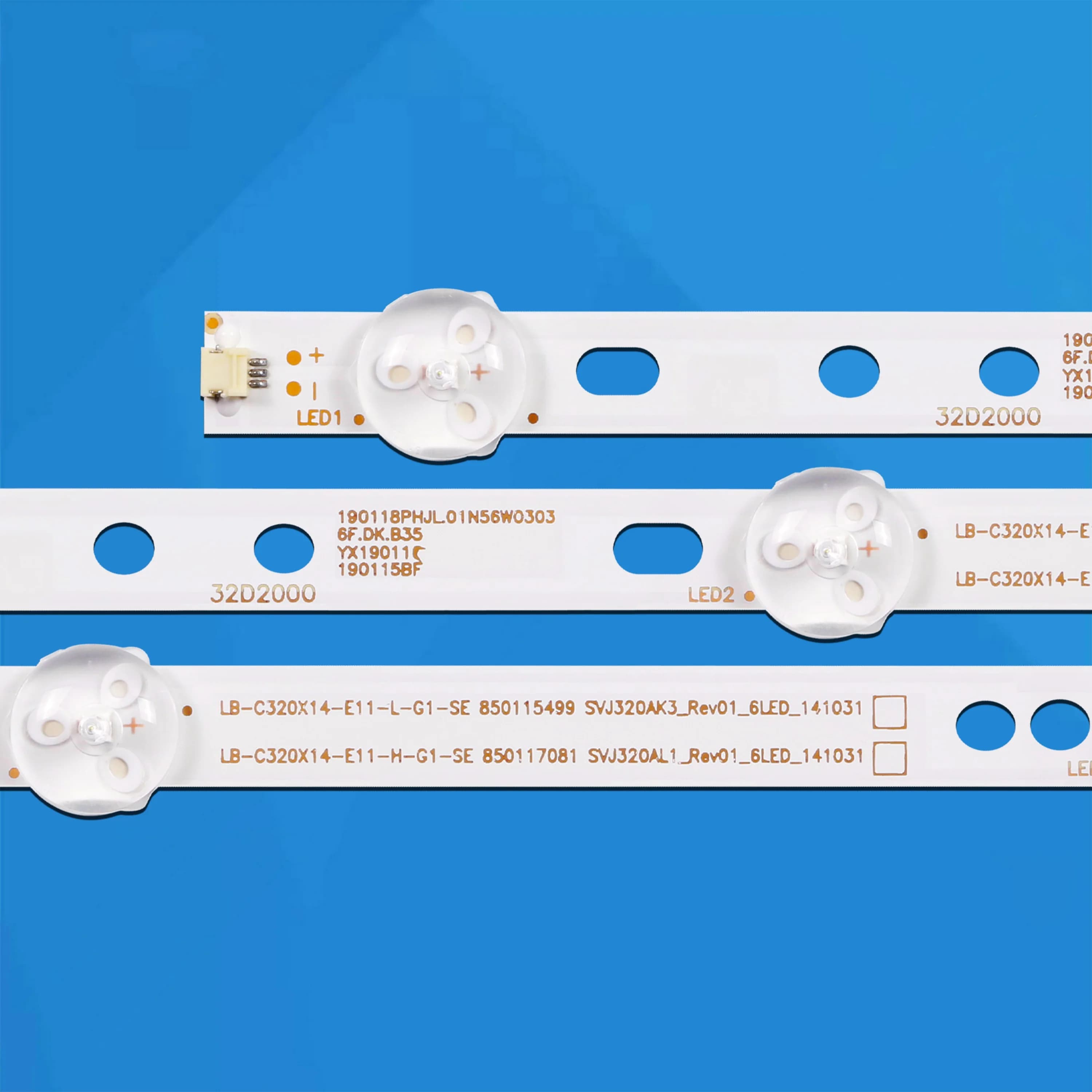 Striscia LED di retroilluminazione per TV da 32 pollici LB-C320X14-E12-L-G2-SE3 LB-M320X13-E1-A-G1-SE2 SVJ320AG2 SVJ320AL6 STV-LC32T880WL STV-LC32T840WL