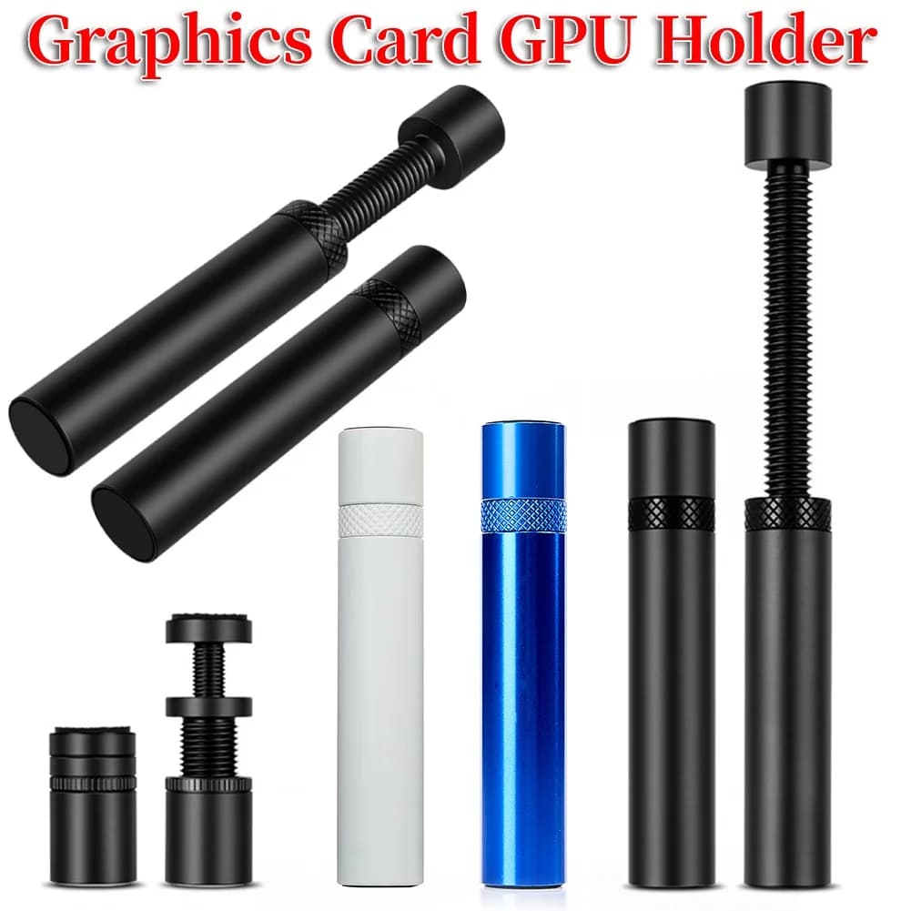 Supporto per scheda grafica GPU Mini/Plus supporto rotante telescopico verticale supporto per scheda Video GPU magnetico in alluminio