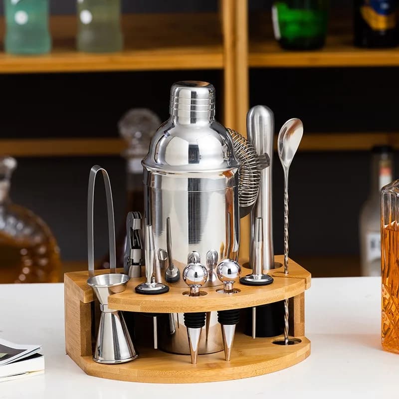 Multi Functional Cocktail Shaker Set, Including a Variety of Drinks, Can Handle Fancy Cocktails with Just One Set