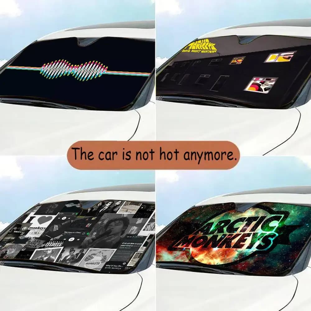 Parasole per auto Band Arctic Monkeys Rock, accessori per parabrezza, protezione per auto, decorazione per finestrini