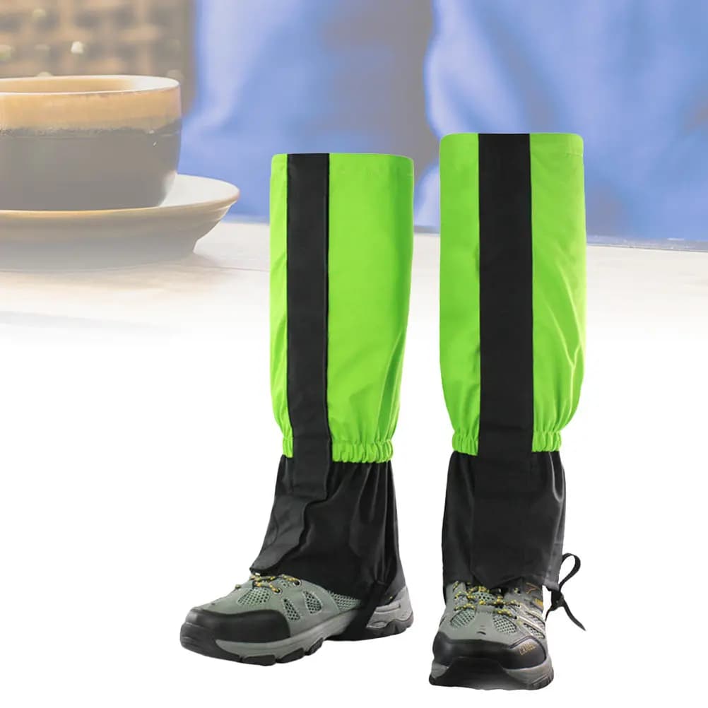 1 Paio di Ghetre Impermeabili e Traspiranti Unisex per Neve, Copriscarpe con Cinturino Elastico Regolabile per Sci, Escursionismo e Arrampicata