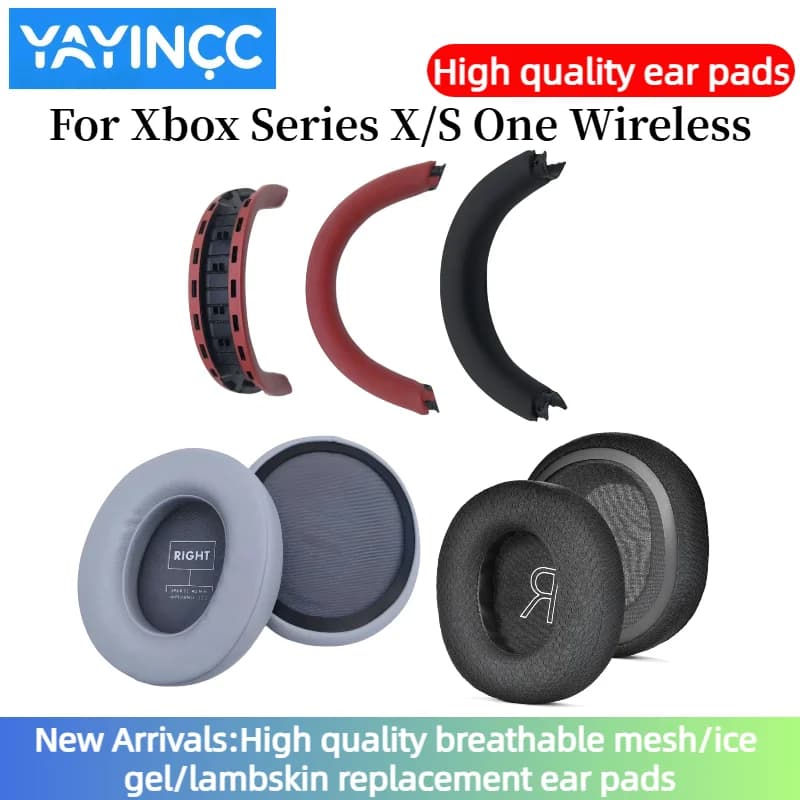 YAYINCC Replacement ear cushions for cushion or wireless headphone band Xbox Series X/S One