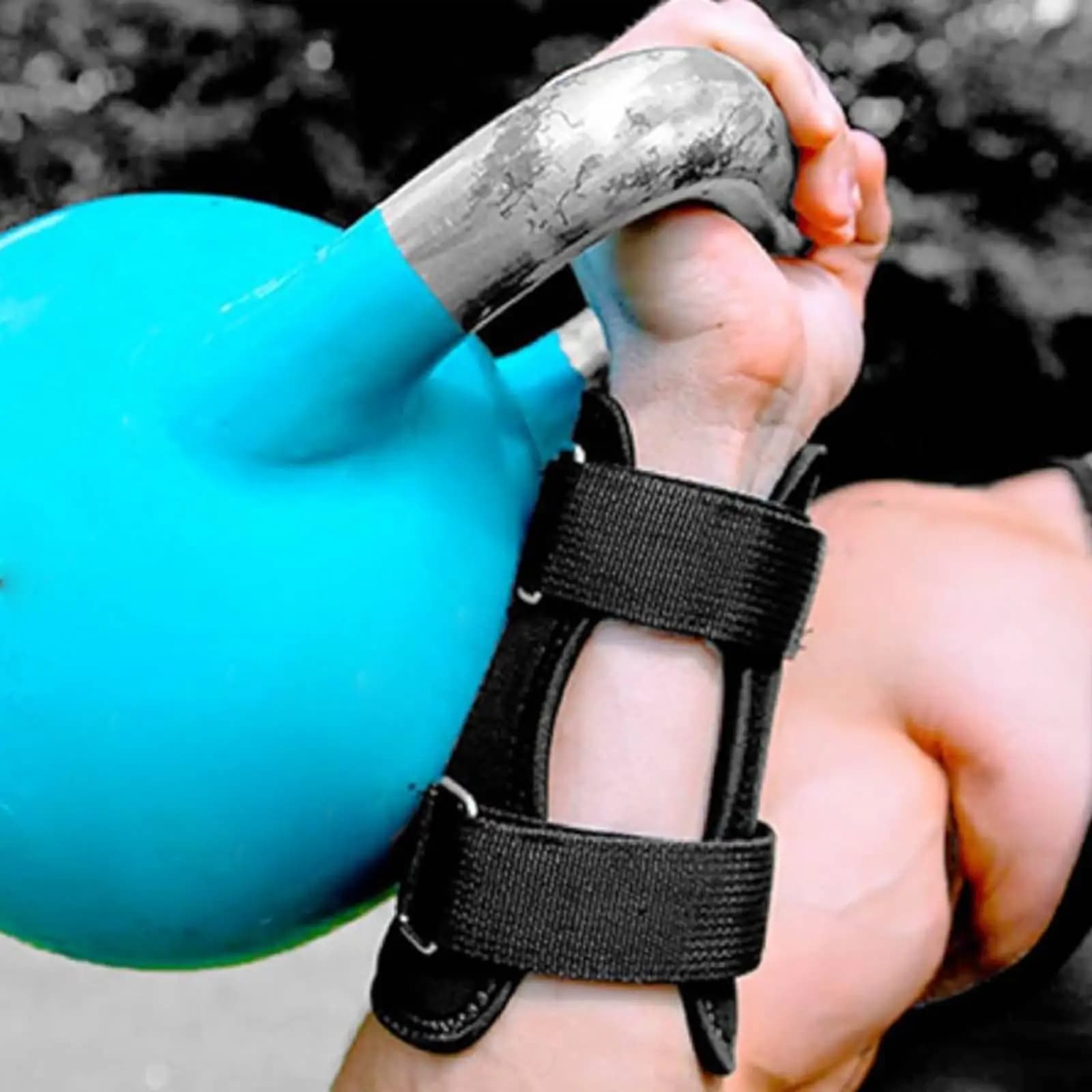 Training Wrist Support Ergonomic Forearm Protector Gym Kettlebell Wrist Guard for Home Fitness Workouts