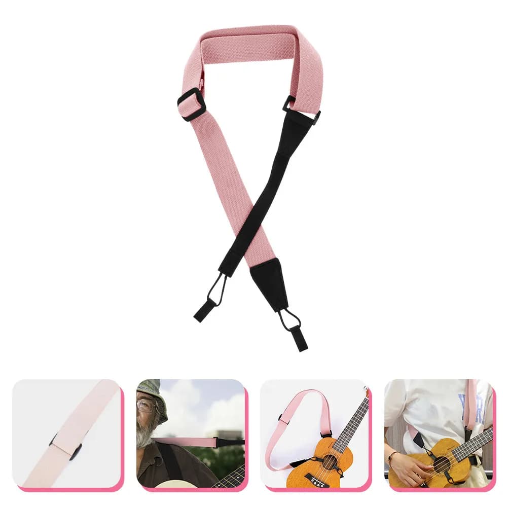 Guitar Strap Adjustable Shoulder Belt for Electric Guitar Bass Ukulele Halloween Christmas New Year Pattern