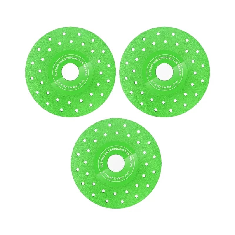 3 pezzi disco da taglio per vetro 115mm lama per sega diamante giada bottiglia di vino ceramica lucidatura smerigliatrice angolare ruota da taglio per piastrelle di vetro