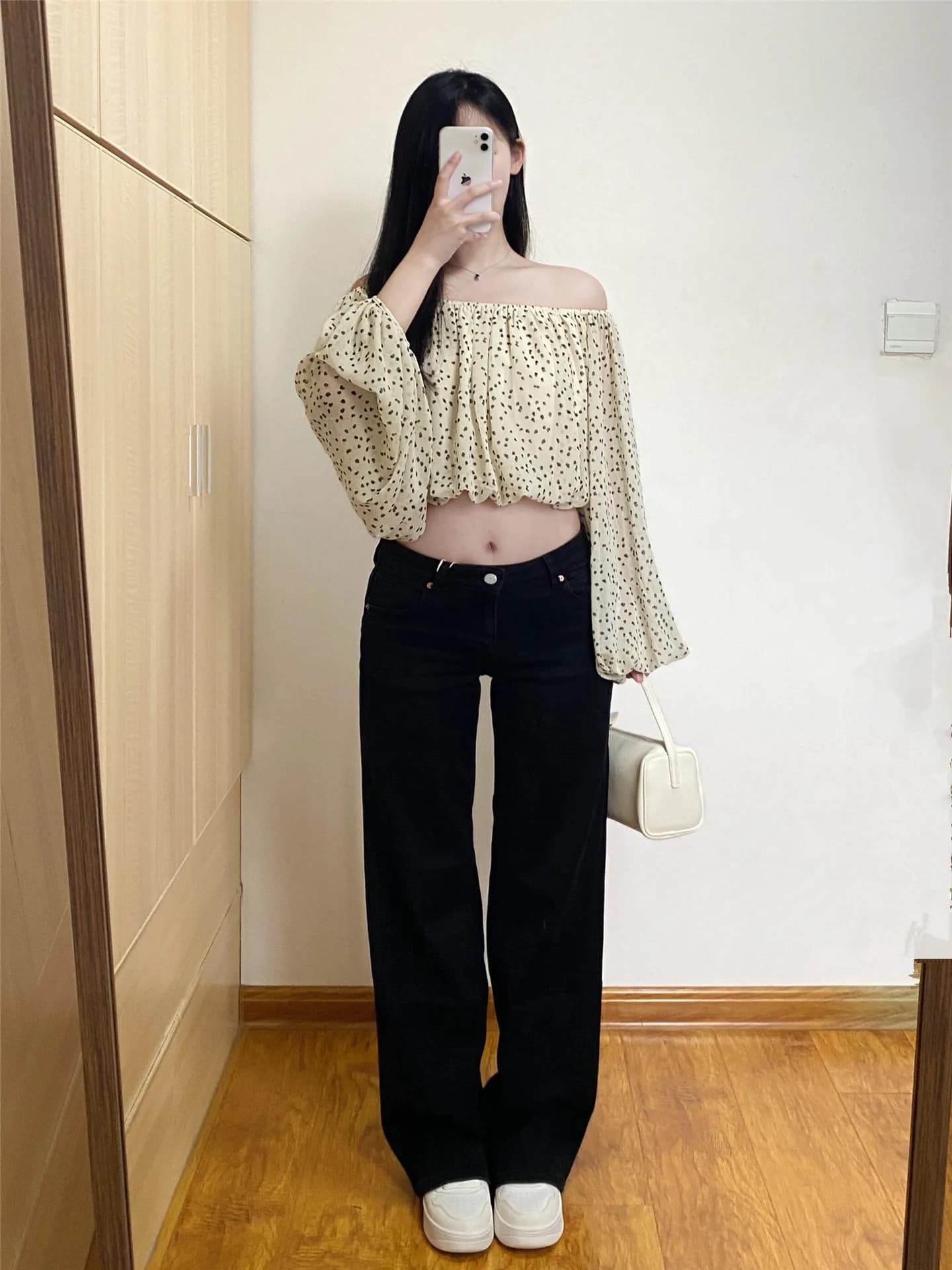 American Vintage Low Waist Straight Leg Jeans Women's Loose Slimming Tall Extended Wide Leg Pants Casual Cotton Denim