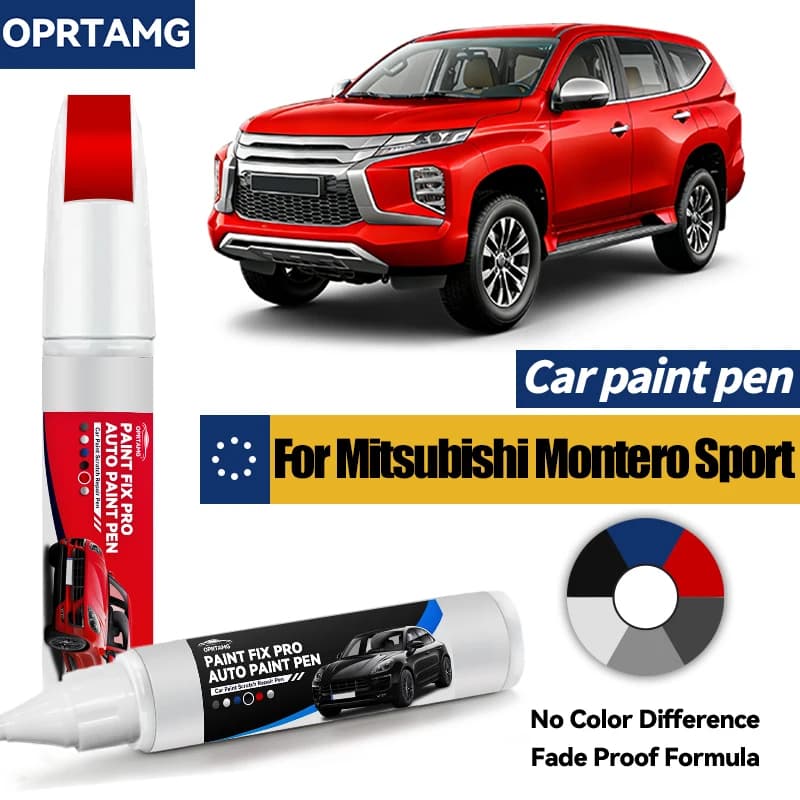 Car body paint pen For Mitsubishi Montero Sport automotive paint repair acrylic paints repair car accessories detailing auto