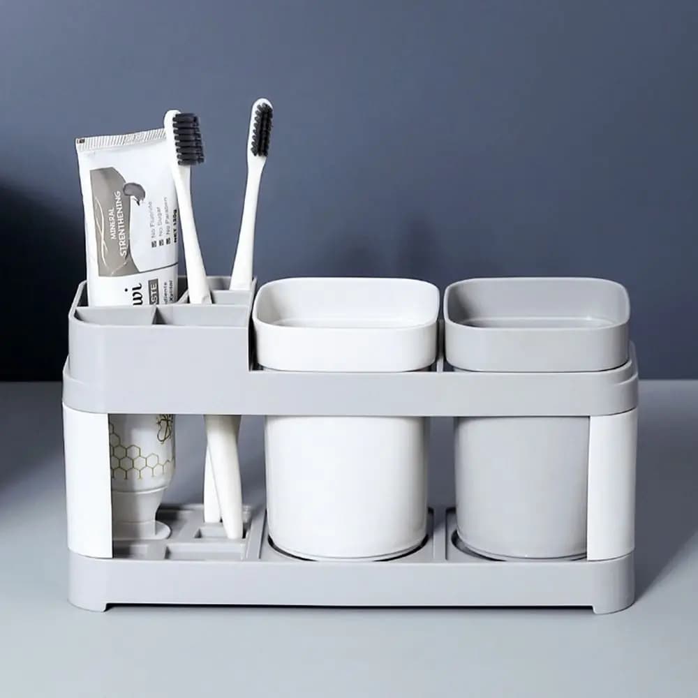 Tazza di lavaggio portaspazzolino Set creativo famiglia coppia collutorio tazza casa porta dentale bagno