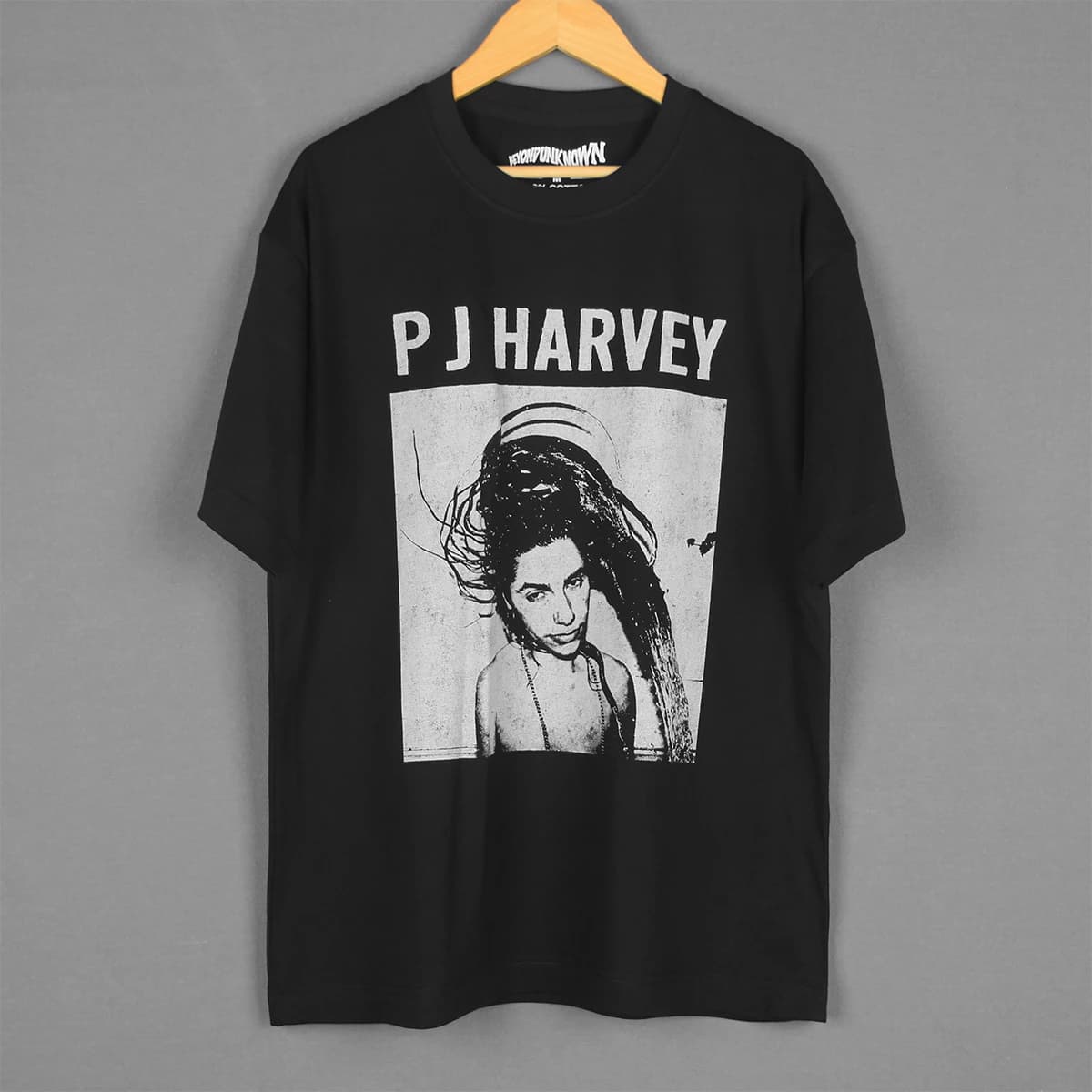 PJ Harvey T-shirt Rid Of Me Indie Rock Singer John Parish Kate Bush Stampato maniche corte Camicia da uomo stampata ampia
