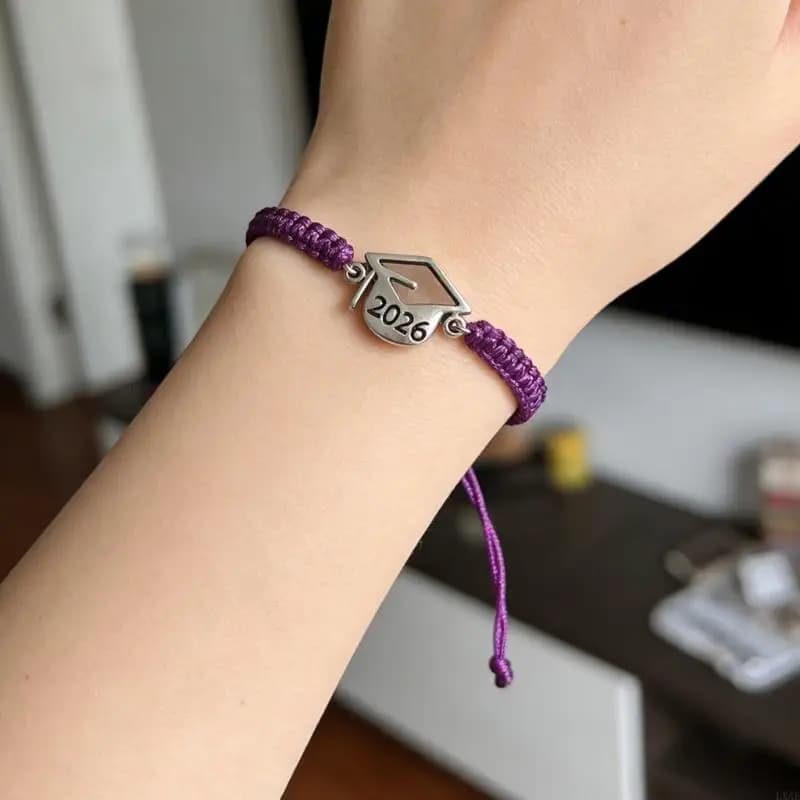 Individualized 2026 Graduation Wristband Symbolic Gift For Friend Classmates