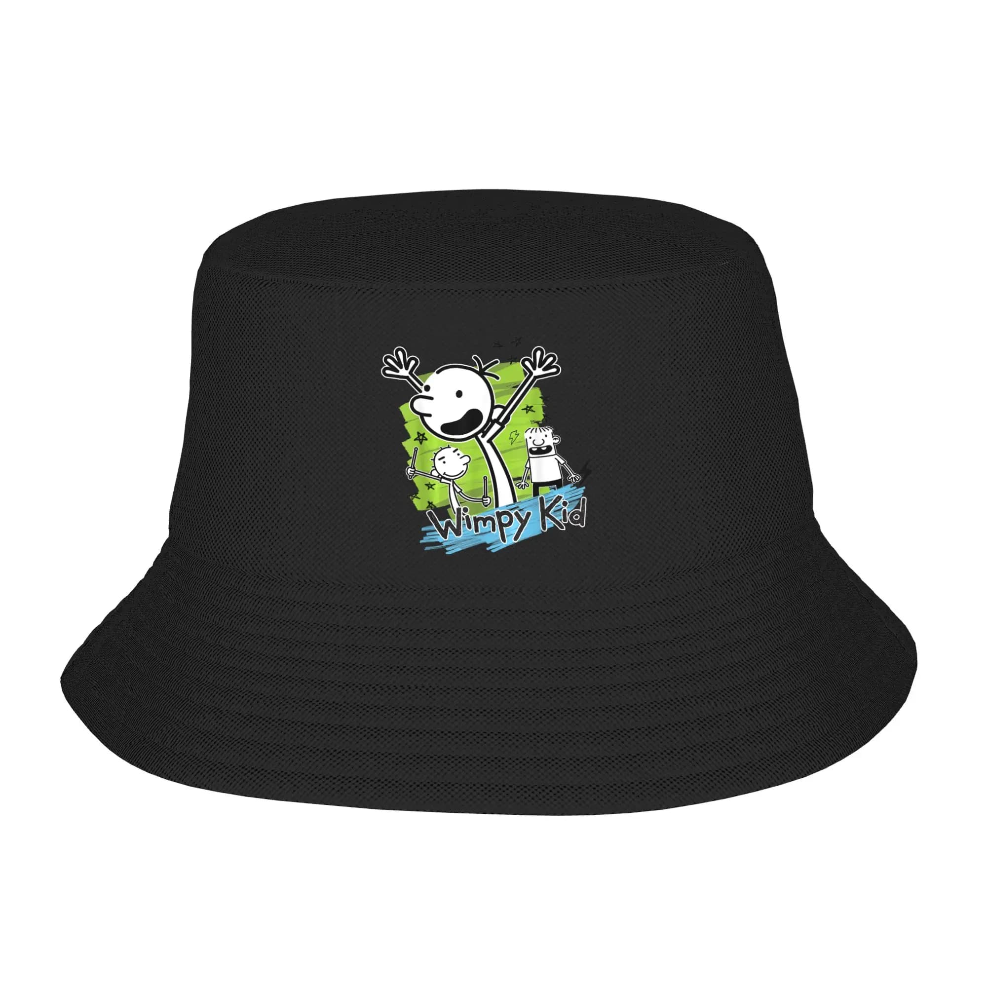 Greg Heffley's Hawaii fisherman hat, from the book Diary of a Wimpy Kid, portable hunting hat with sun protection, unisex, casual, customizable.