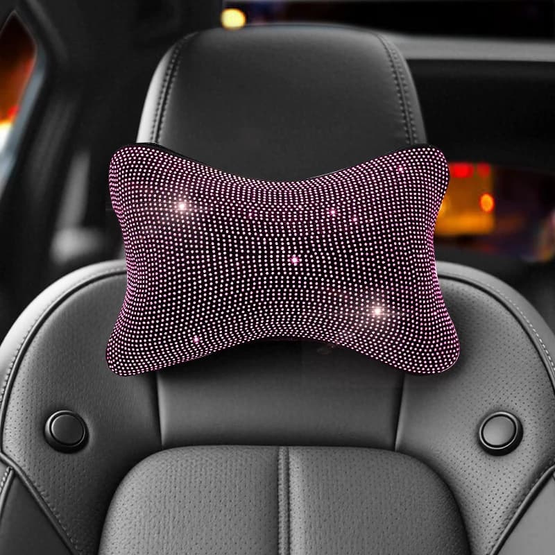 Car Neck Pillow Support Comfortable Universal Single Headrest Pillow Fit For Most Auto Accessories Fills Fiber Seat Accessories