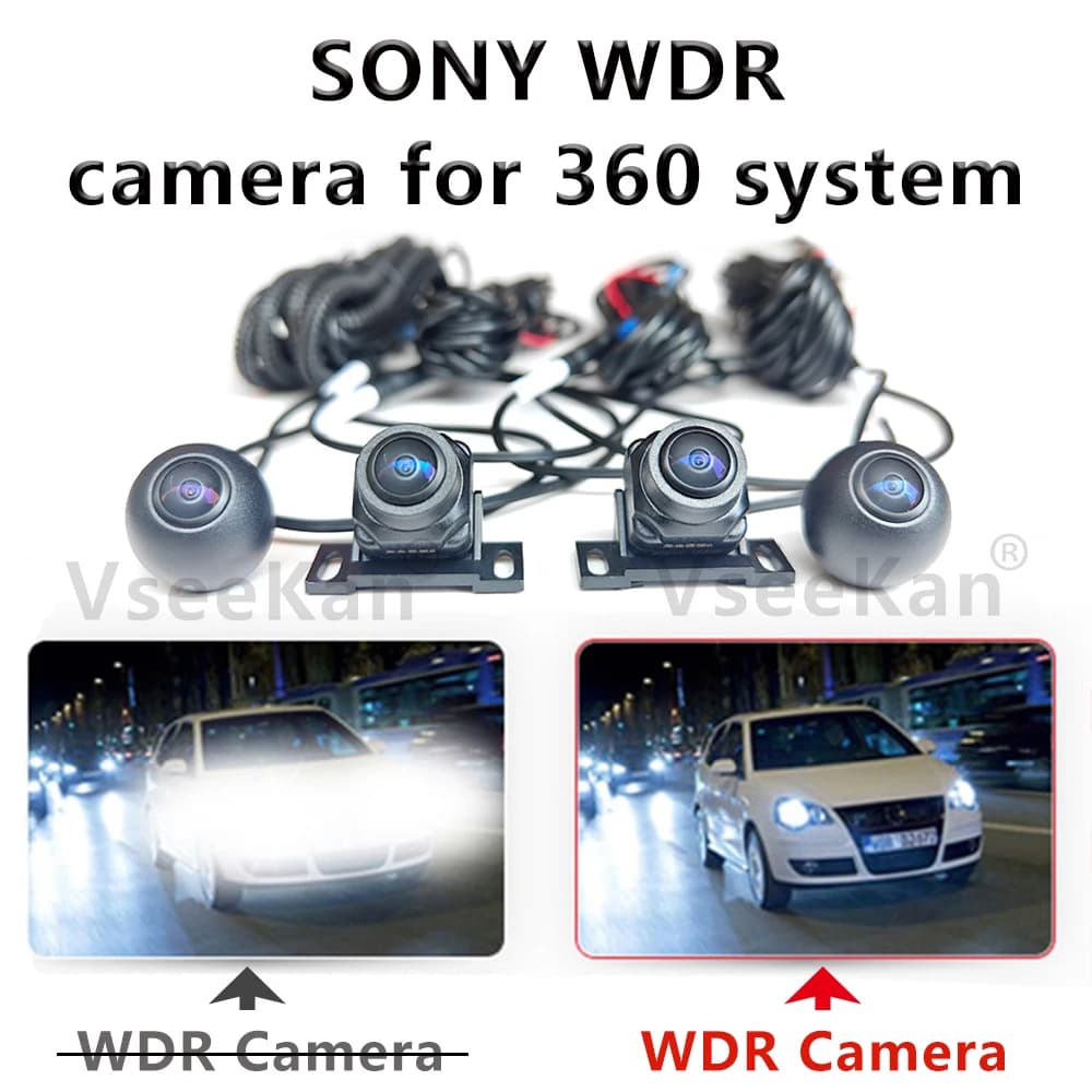 WDR technology 1080p HD night vision car 360 system camera Car Android radio for 360 ° integrated surround view 3 d1080p AHD