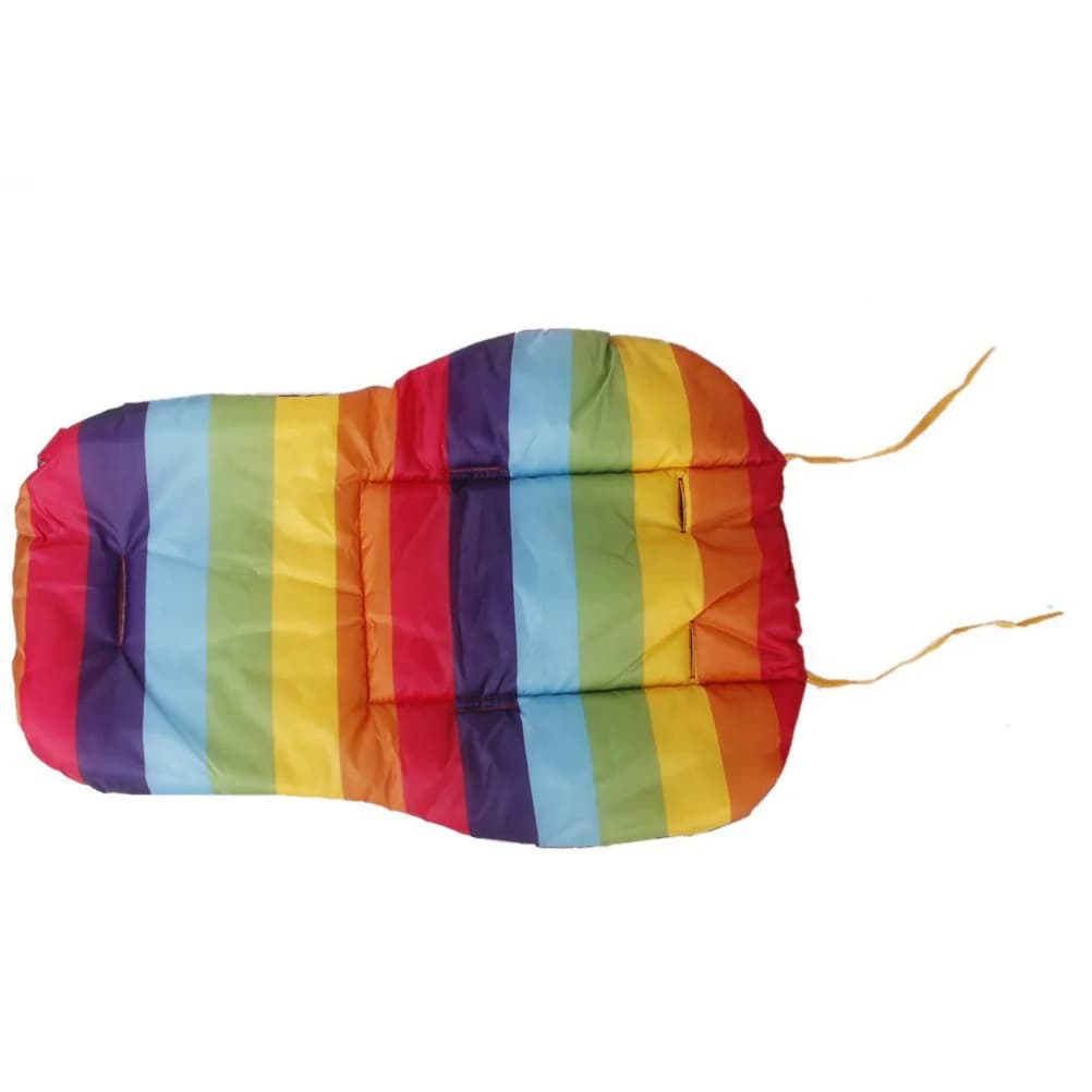 Cuscino per carrozzina per bambini arcobaleno impermeabile 68x48 cm Cuscino per passeggino in tessuto Oxford traspirante Cuscino per carrozzina per bambini