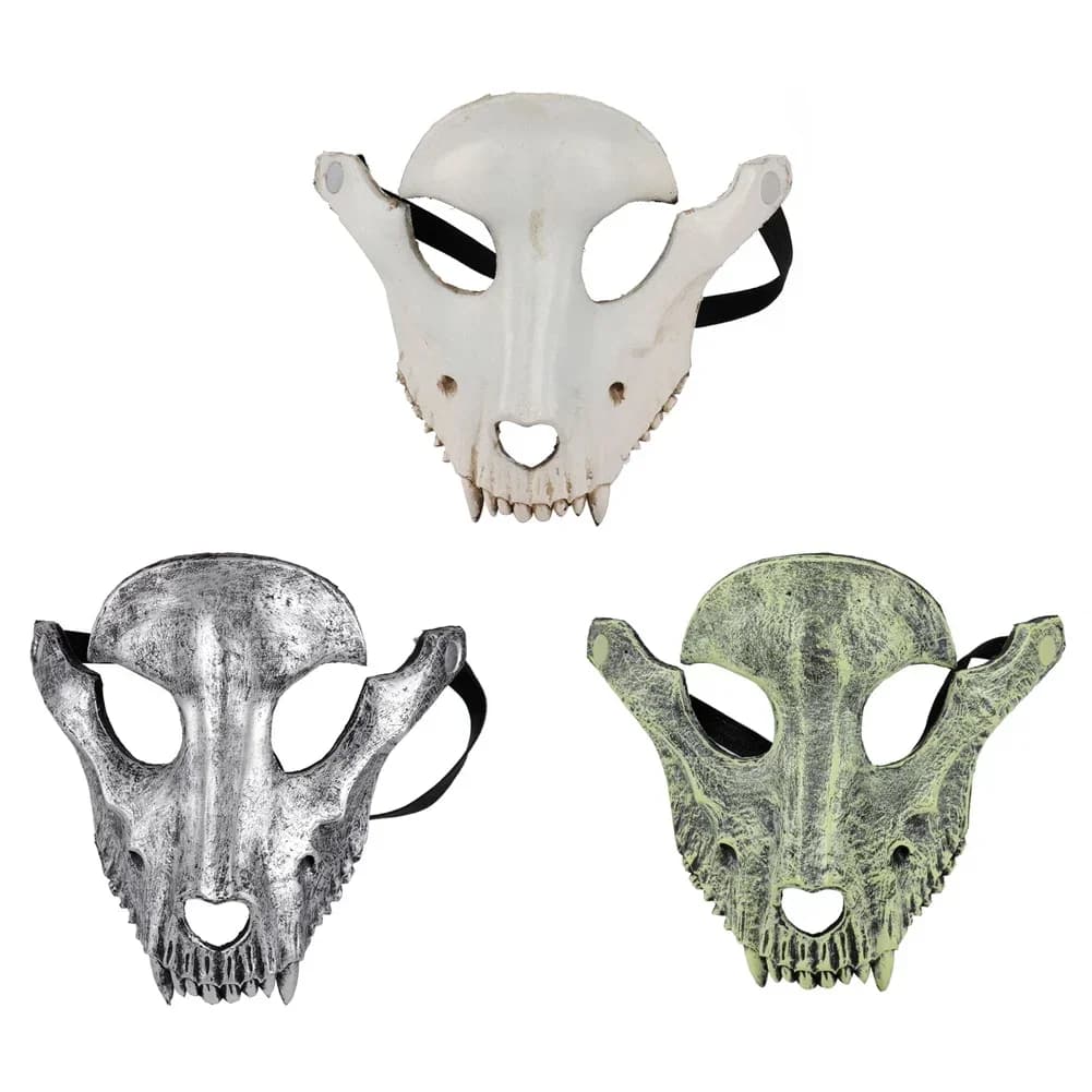 Halloween Del Partito di Cosplay 3D Capra Testa Del Cranio Maschera Masquerade Sfera Maschera di Pecora Cranio Maschera Per il Viso Cosplay Costume Decorazione