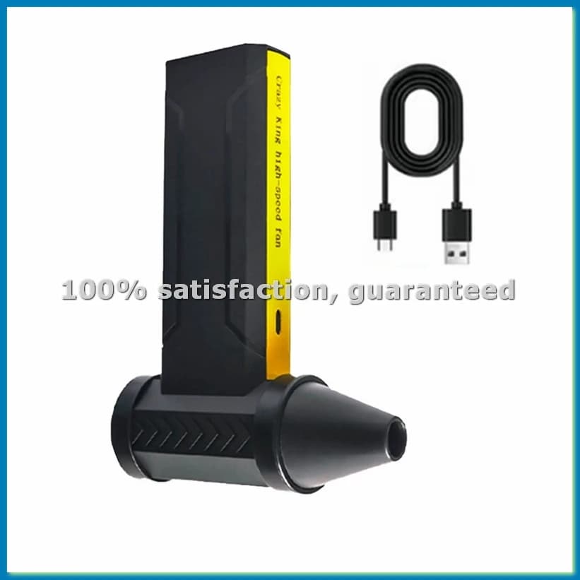 Soffiatore d'aria elettrico Turbo JetFan 160000RPM con motore brushless, ventola turbo potente, ricaricabile USB, soffiatore d'aria potente per la rimozione della polvere, C-A79M
