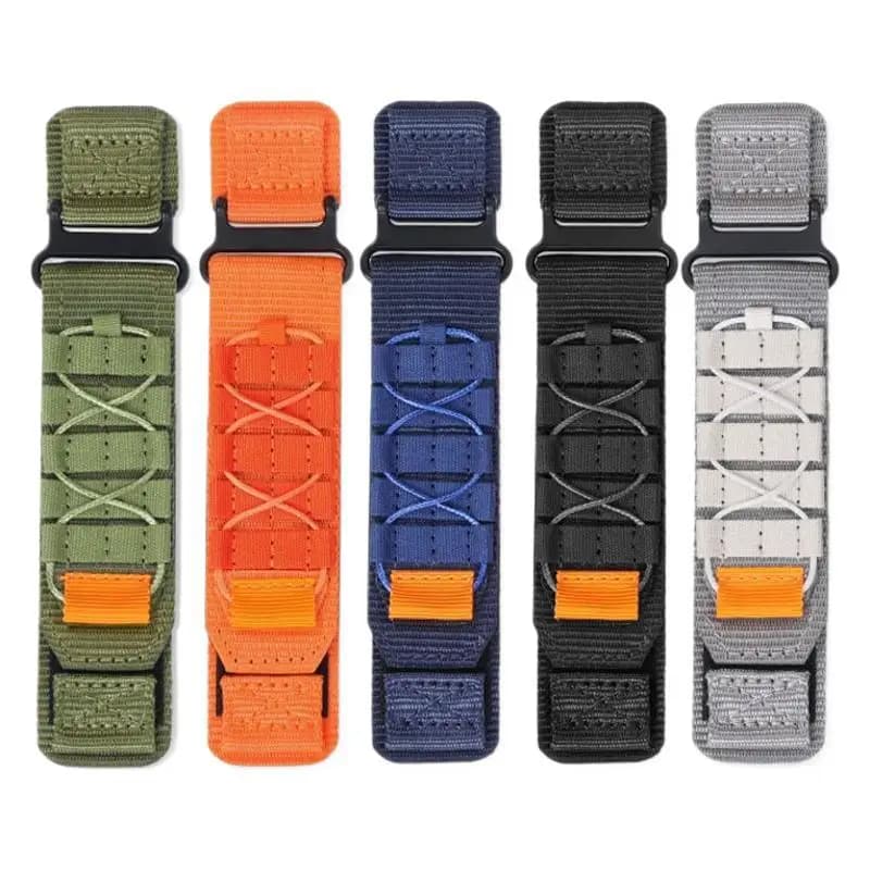 Cinturino in Nylon con Velcro Elegante 20/22mm Adatto per Cinturini Samsung Watch Series Cinturini in Nylon per Alpinismo