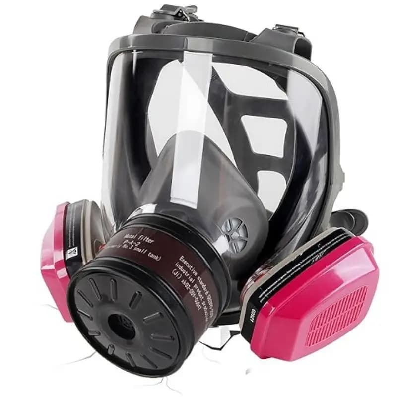 Maschera antigas Maschera antigas nucleare e prodotti chimici di sopravvivenza con filtro a carbone attivo da 40 mm e maschera respiratoria integrale con filtro 60926