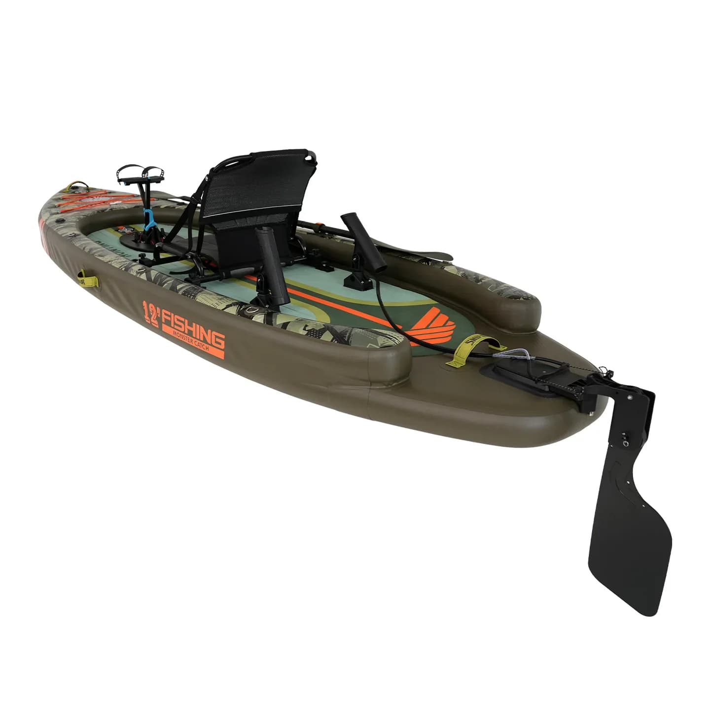 Set Kayak Gonfiabile Nawakar, Pagaie per Kayak Gonfiabile, Kayak da Pesca, Kayak Portatile per Touring, Barca per Rafting in PVC