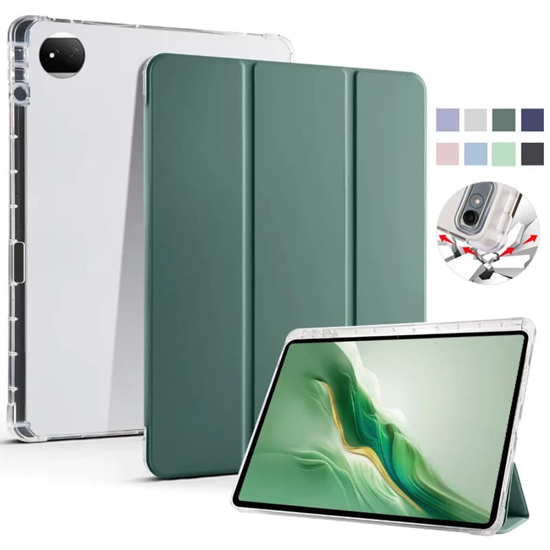 Per Honor Magic Pad 2 Custodia con portapenne Trifold PU Leaher Custodia morbida per tablet con supporto posteriore in TPU per Honor Magicpad 2 12.3 Cover