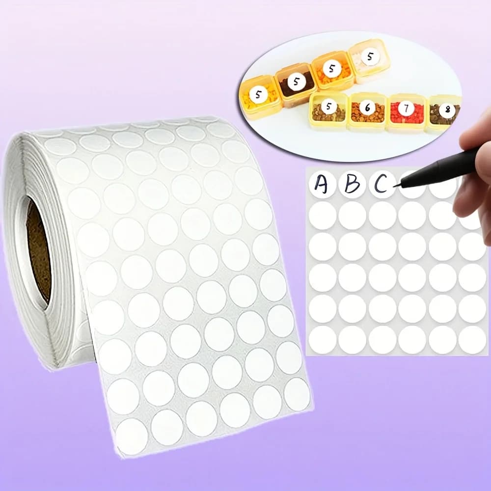 Diamond Painting Tools round label Stickers for Diamond Painting Storage Box Accessory Tools，Quick Classification