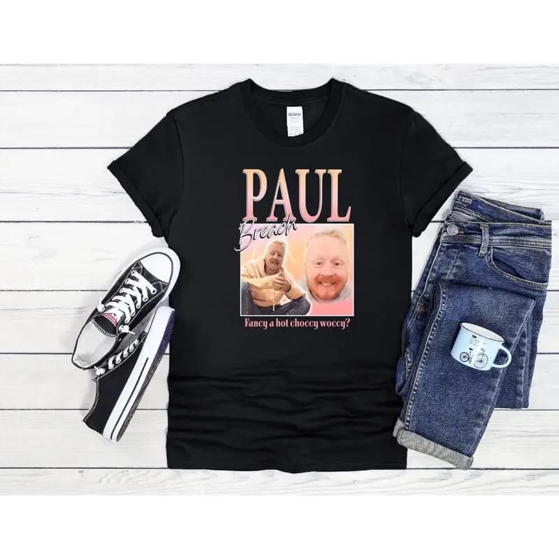Paul Breach Fancy Hot Uomo Donna Borsa di iuta Felpa con cappuccio unisex Maglietta da baseball Top 3713