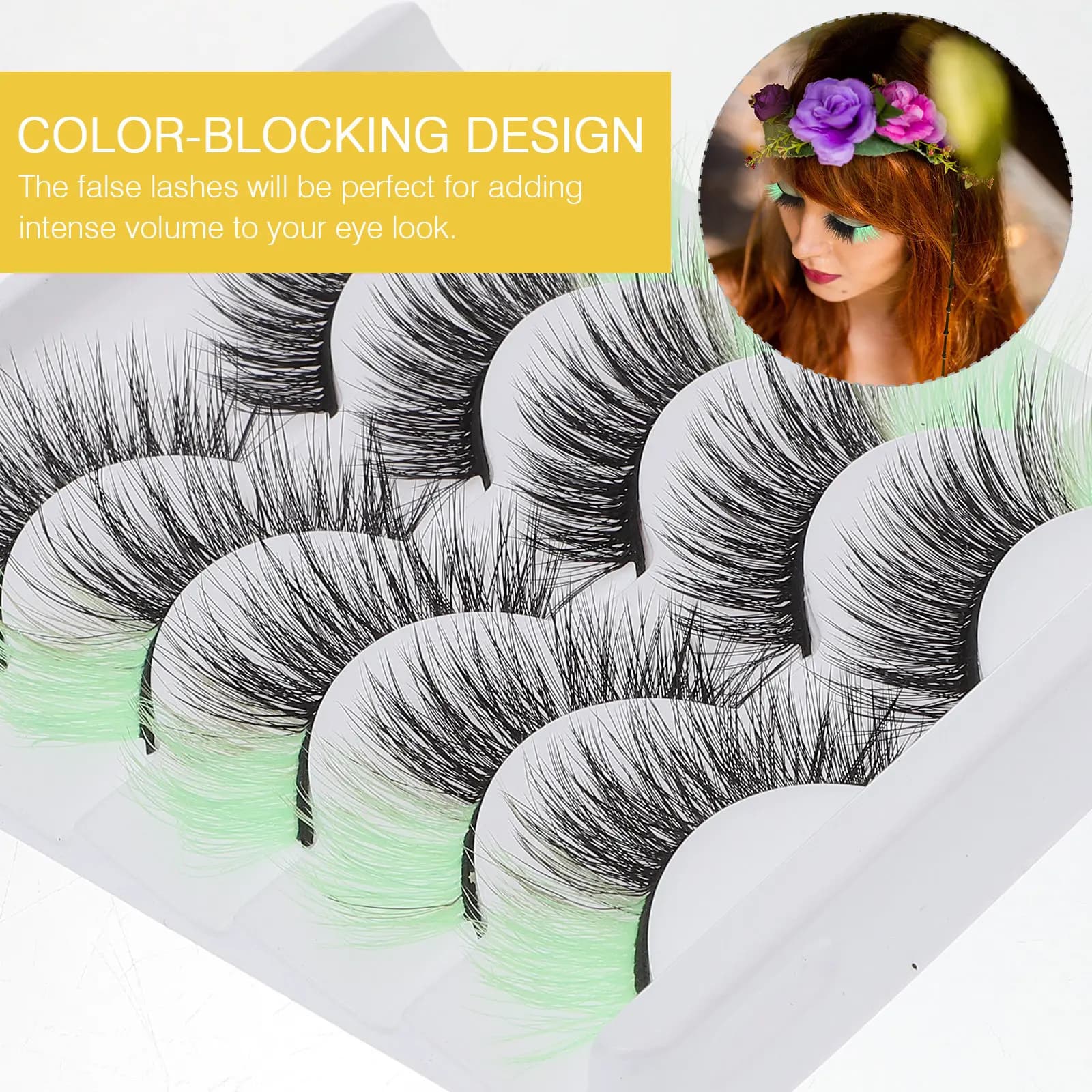 5 pairs of premium fake eyelashes, soft, delicate and reusable for extension eyelashes, fake eyelashes