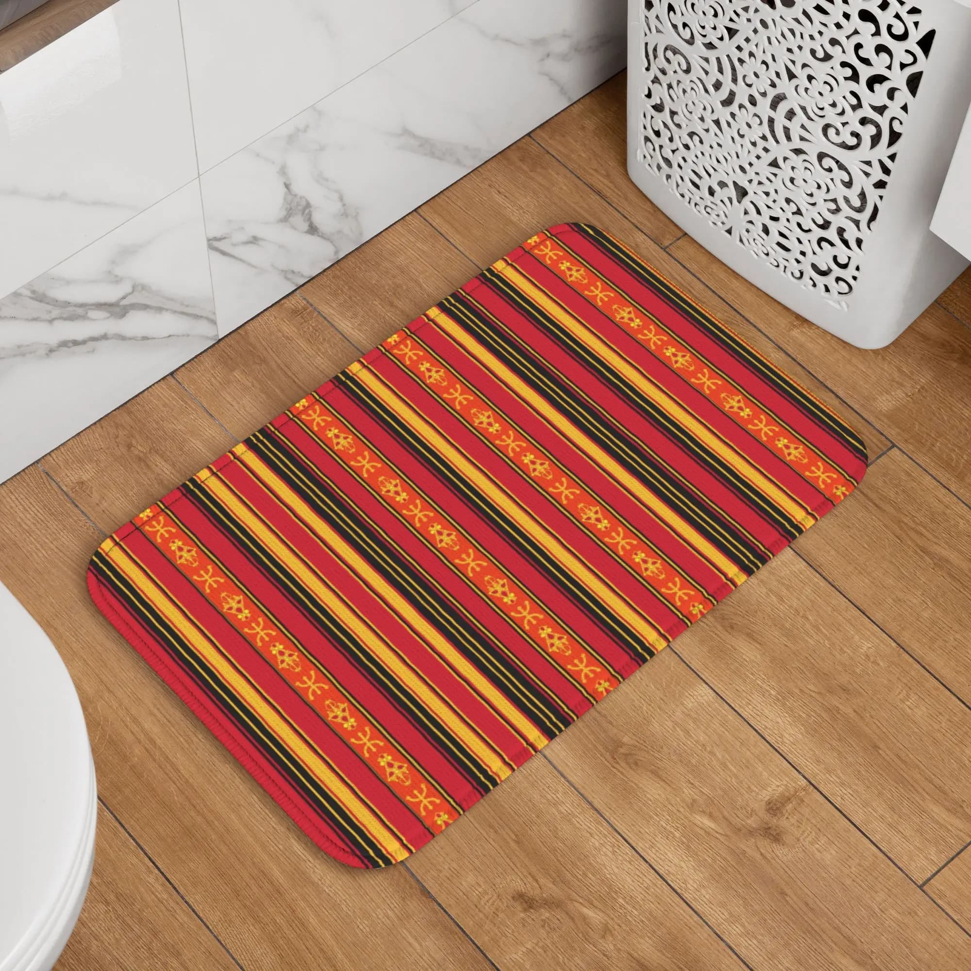 Tappeto personalizzato Z Imazighen Kabyle per gioielli, antiscivolo, per bagno, cucina, camera da letto, balcone, ingresso, zerbino