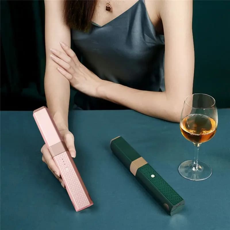 A04V Wireless Hair Straightener, Smoothing and Straightening Tool with Internal Plate for Oil and Hair B