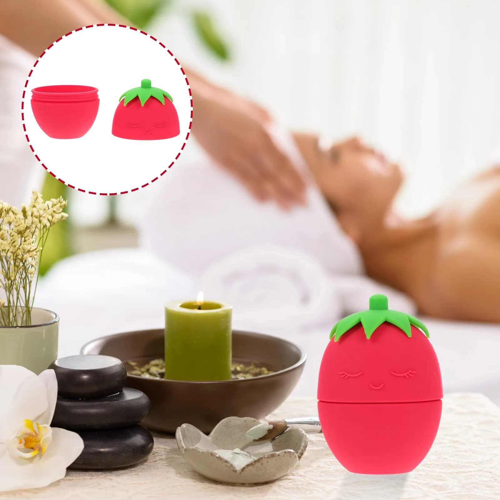 for Face Silicone Ice Mold Massage Cooling Roller Pore Shrinkage Face Puffiness Relief Facial Skin Lifting Tool