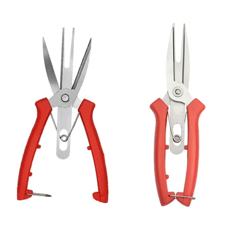 Baskets for fruit and double door flowers in carbon steel SK5 Garden pruning shears Garden tools 65 (mm) Hand tools scissors